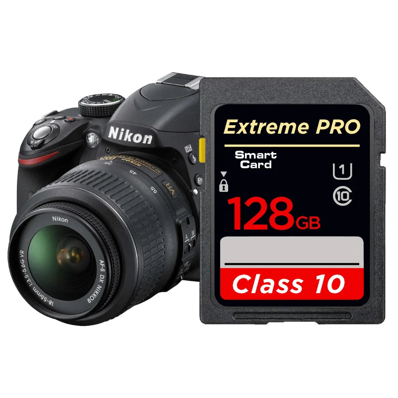 Camera SD 128GB 256GB 512GB Flash Memory Card 32GB 64GB U1 SD Cards Class 10 tarjeta slr SD Card U3 UHS-I 16GB for SLR