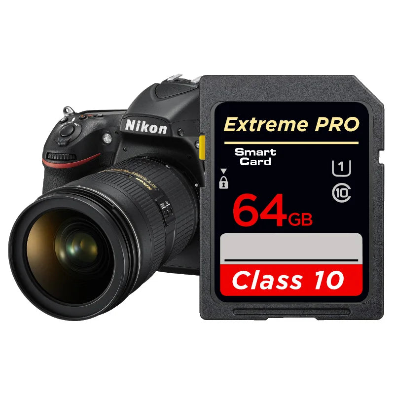 Camera SD 128GB 256GB 512GB Flash Memory Card 32GB 64GB U1 SD Cards Class 10 tarjeta slr SD Card U3 UHS-I 16GB for SLR