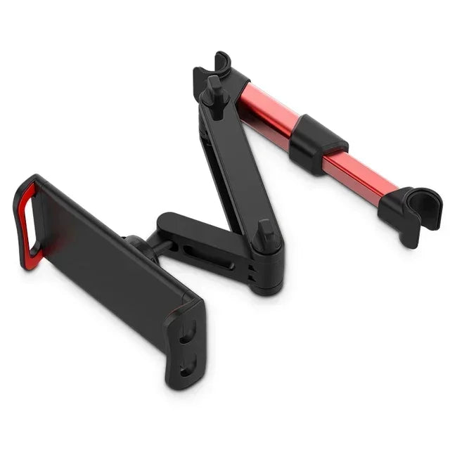 Telescopic Car Rear Pillow Phone Holder Tablet Rotating Holder Car Back Seat Stand Headrest Bracket Universal Holder Accessories
