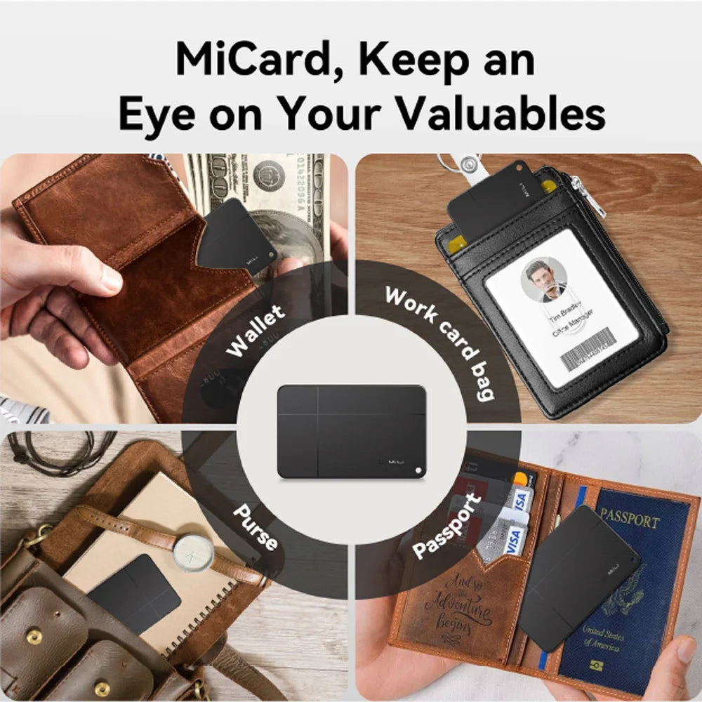 MiLi Go Smart Bluetooth GPS Tracker Card