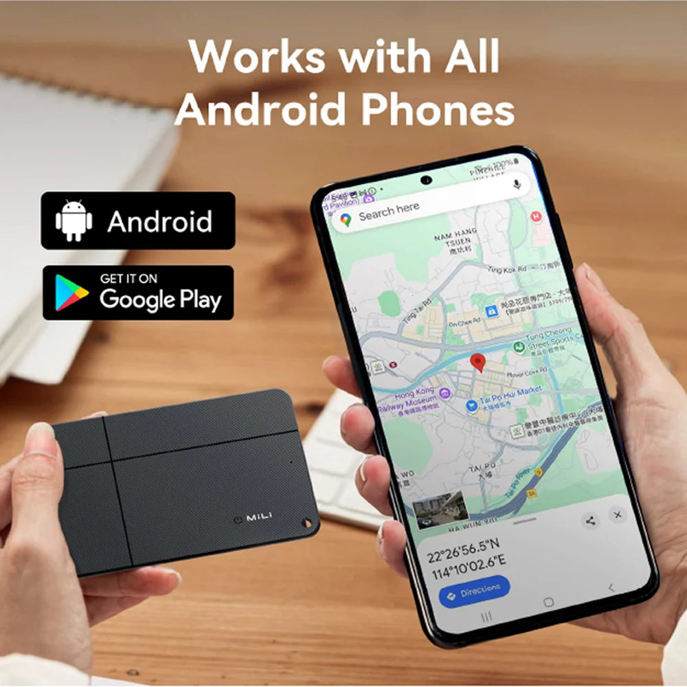 MiLi Go Smart Bluetooth GPS Tracker Card