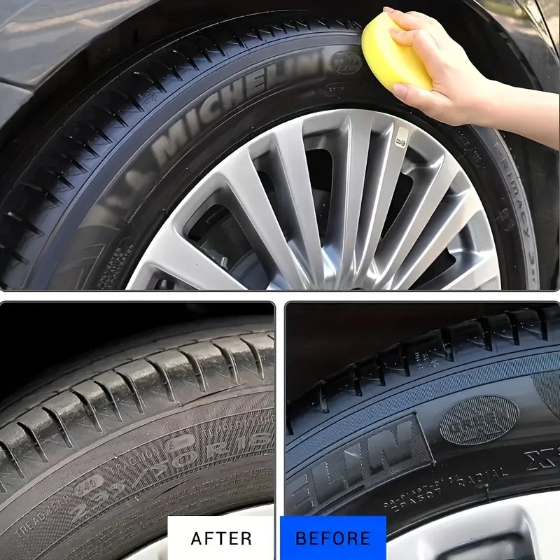 Car Interior Care Kit - Restorer, Scratch Repair, Anti-Aging Polish, Tire Shine, Seat Conditioner - Multi-Functional Maintenance