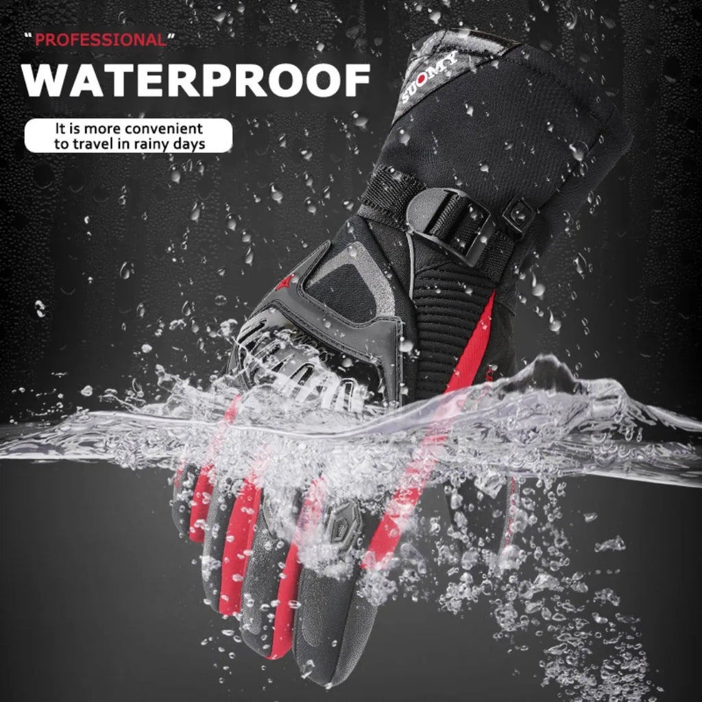 Warm, Windproof, and Waterproof Motorcycle Gloves