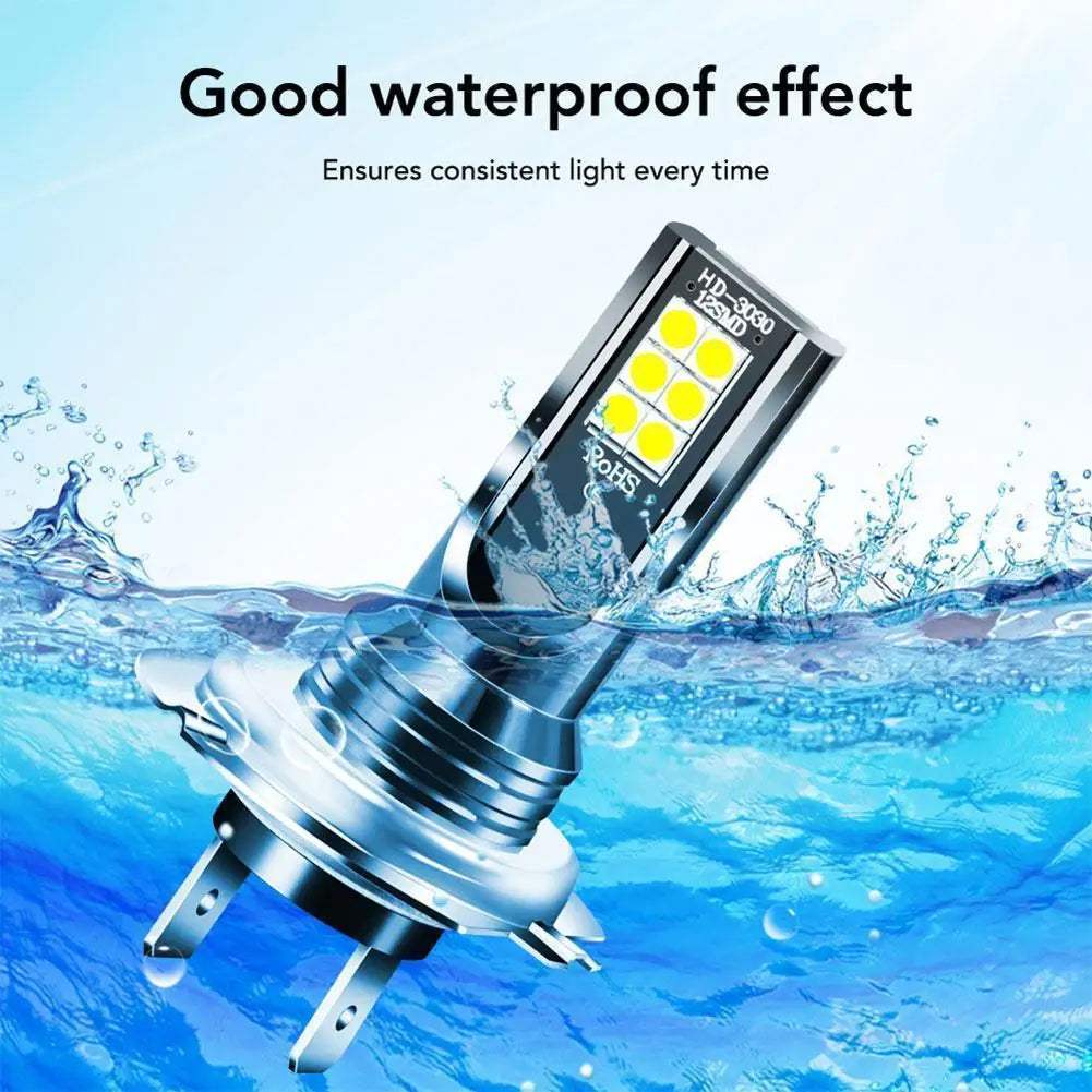 H1/H4/H7/H11 Led Headlight Bulb Kit Car Fog Light Bulbs 12V 24W High Power Auto Fog Lamp 6000K Headlamp Super Bright Bulbs