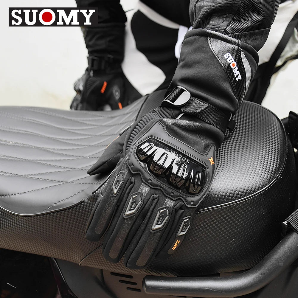 Warm, Windproof, and Waterproof Motorcycle Gloves