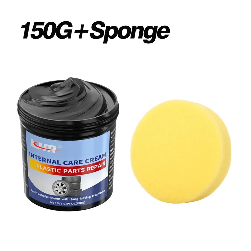 Auto Interior Renovation Kit - Plastic Part Refurbishment and Tire Shine Maintenance, Car Detailing Repair Solution