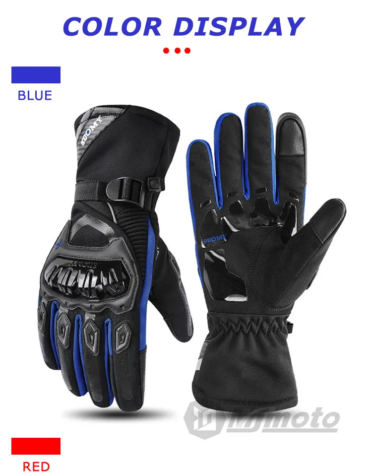 Warm, Windproof, and Waterproof Motorcycle Gloves