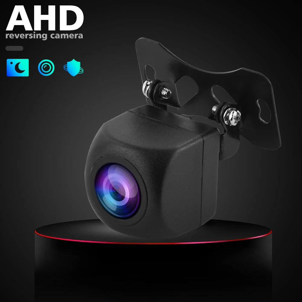 AMPrime AHD Car Rear View Camera HD Reverse Parking Video Monitor Waterproof Backup Night Vision Lens 6M Cable For Car Radio Mp5