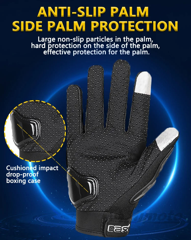 Warm, Windproof, and Waterproof Motorcycle Gloves
