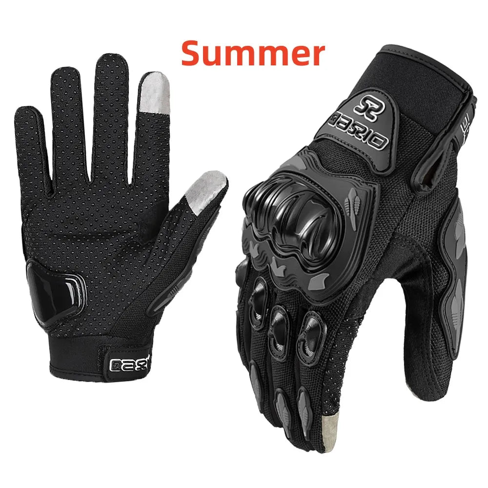Suomy Winter Motorcycle Gloves Windproof Waterproof Guantes Moto Men Motorbike Riding Gloves Touch Screen Moto Motocross Gloves