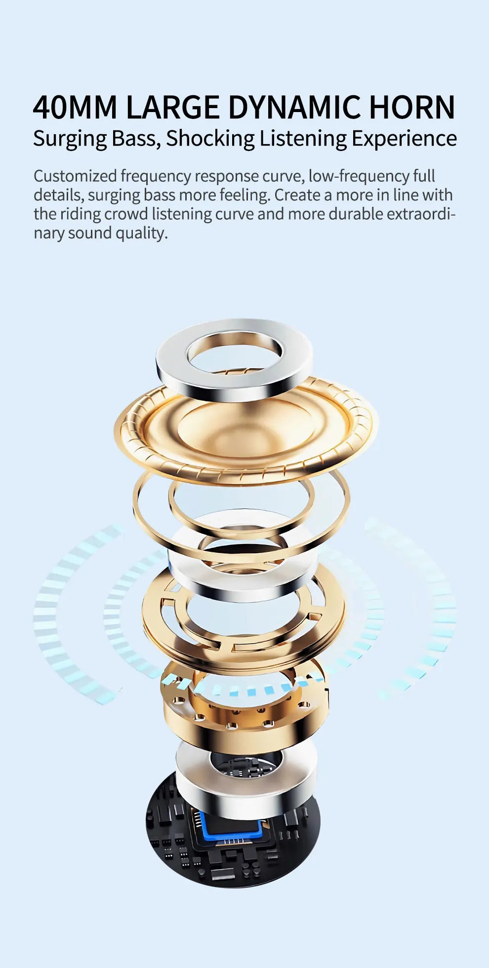 BT 5.3 Moto Helmet Headset Light Wireless Helmet Hands-free Call Phone Motorcycle Waterproof Earphone Music Player Speaker Moto