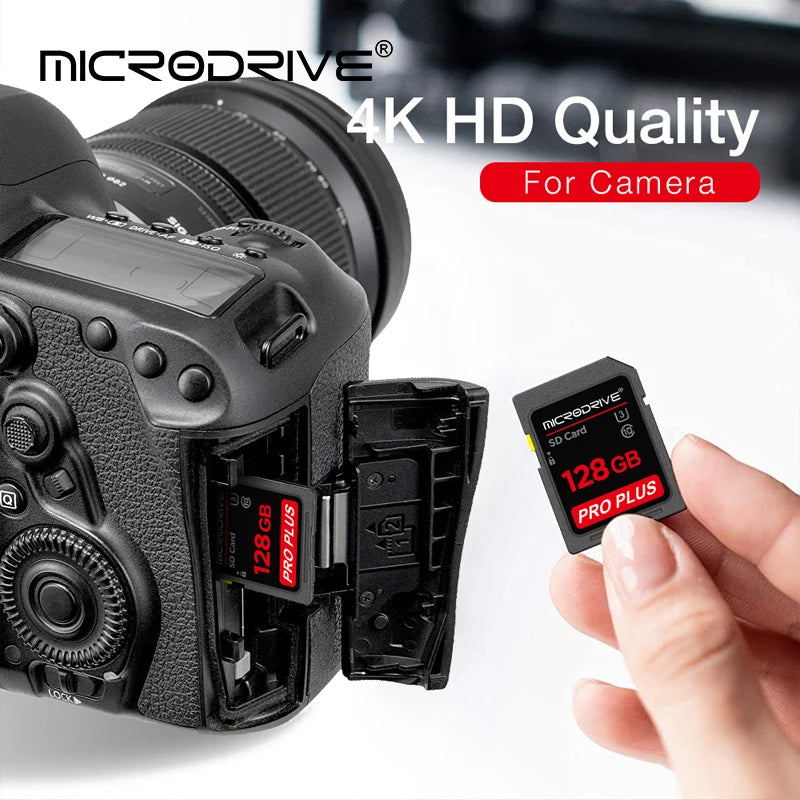 Standard SD Card 8GB 16GB 32GB 64GB 128GB 256GB Class 10 SDHC SDXC C10 Full Size Flash SD Normal Size Memory Cards For Camera