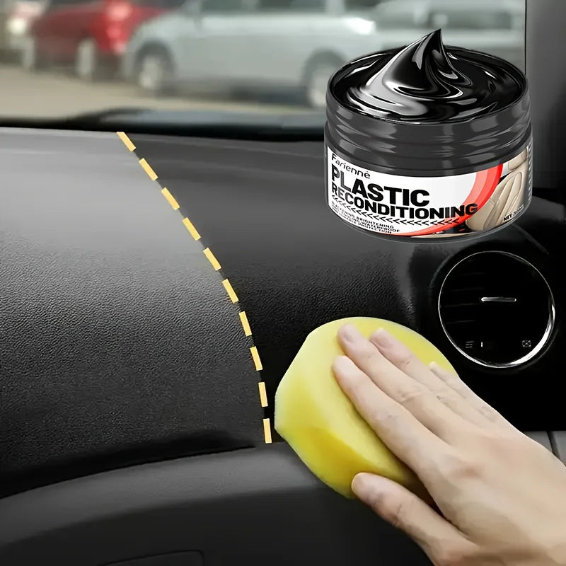 Car Interior Care Kit - Restorer, Scratch Repair, Anti-Aging Polish, Tire Shine, Seat Conditioner - Multi-Functional Maintenance