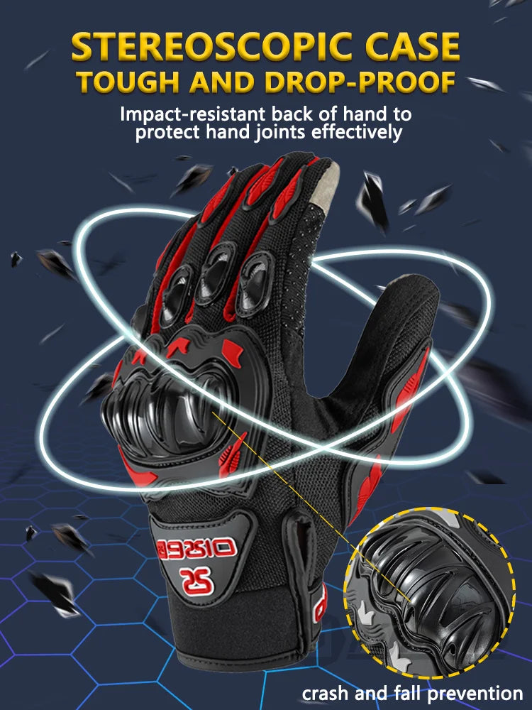 Warm, Windproof, and Waterproof Motorcycle Gloves