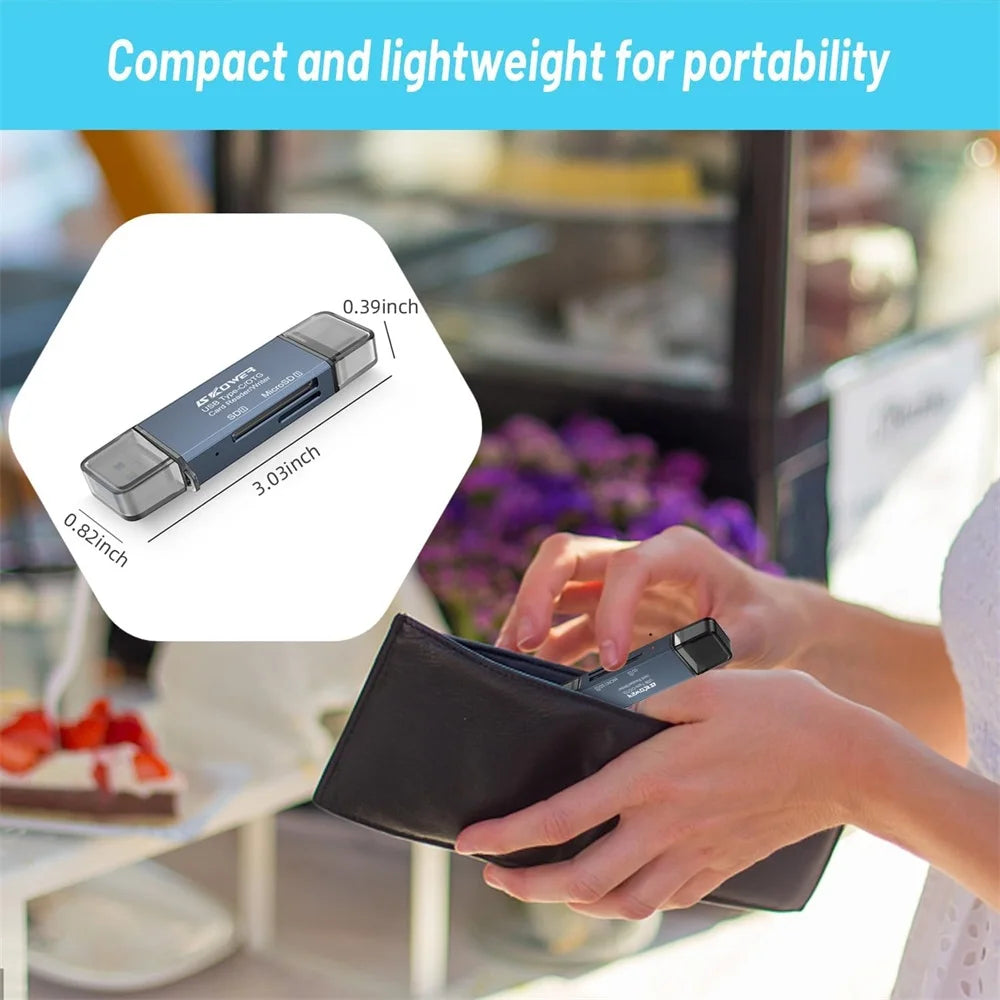 High Speed Type C Card Reader USB 3.0 Micro SD