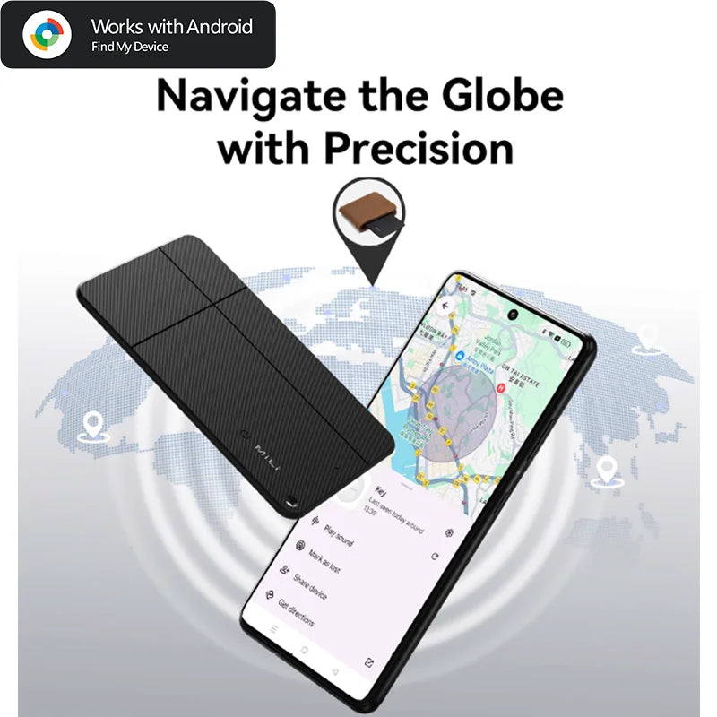 MiLi Go Smart Bluetooth GPS Tracker Card