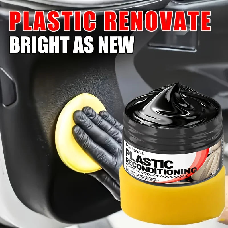 Car Interior Care Kit - Restorer, Scratch Repair, Anti-Aging Polish, Tire Shine, Seat Conditioner - Multi-Functional Maintenance