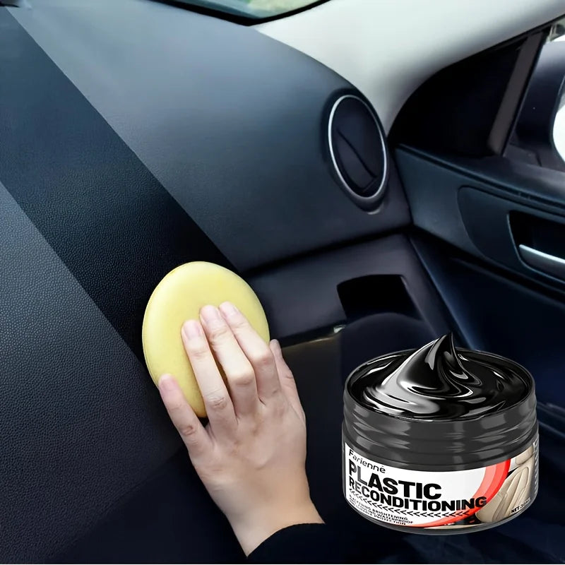 Car Interior Care Kit - Restorer, Scratch Repair, Anti-Aging Polish, Tire Shine, Seat Conditioner - Multi-Functional Maintenance