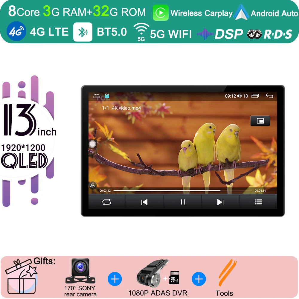 13.1 inch Media Player