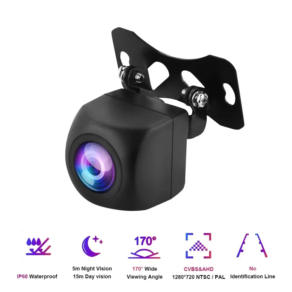 4/12LED 12V Wide Angle HD Car Rearview Camera Rear View Video Vehicle Camera Backup Reverse Camera Night Vision Parking Camera