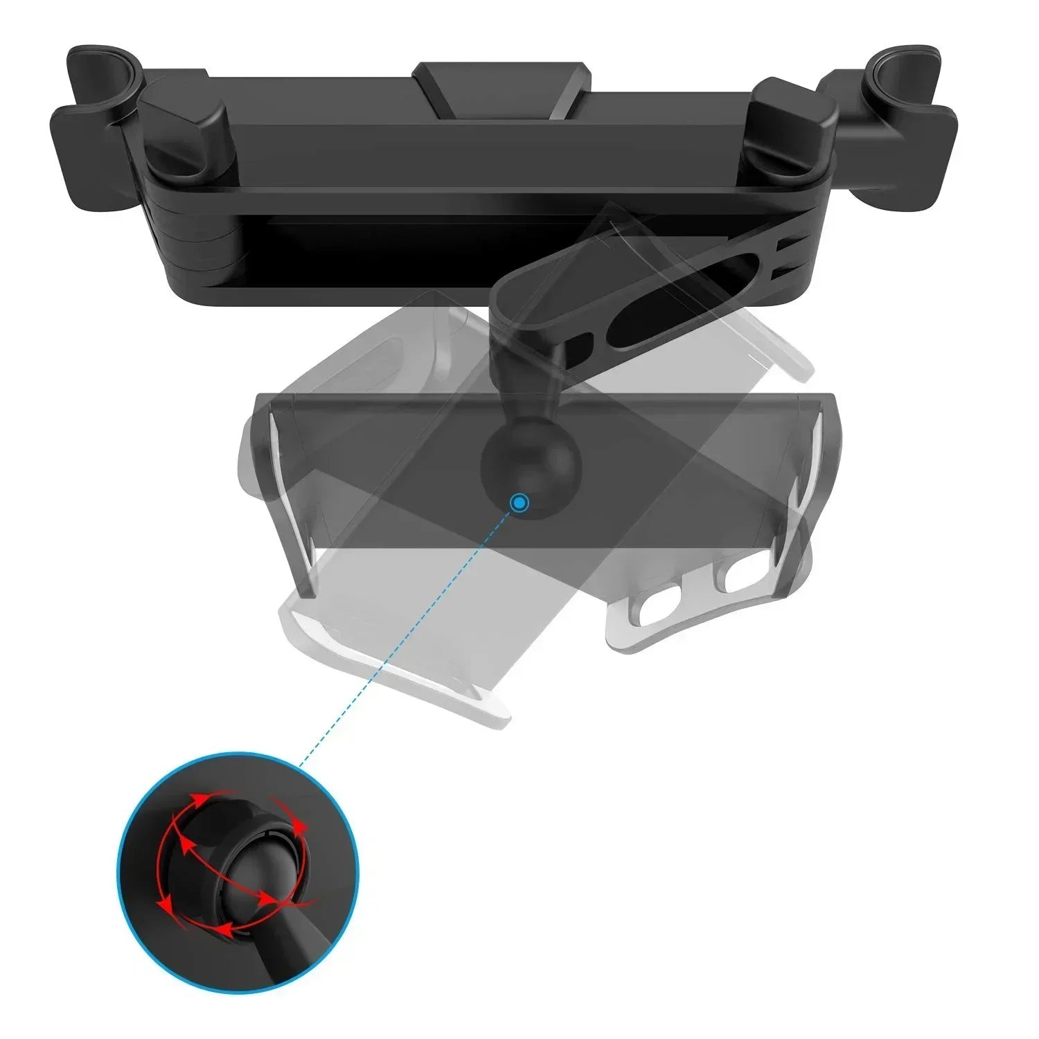 Rear Car Pillow Phone Holder