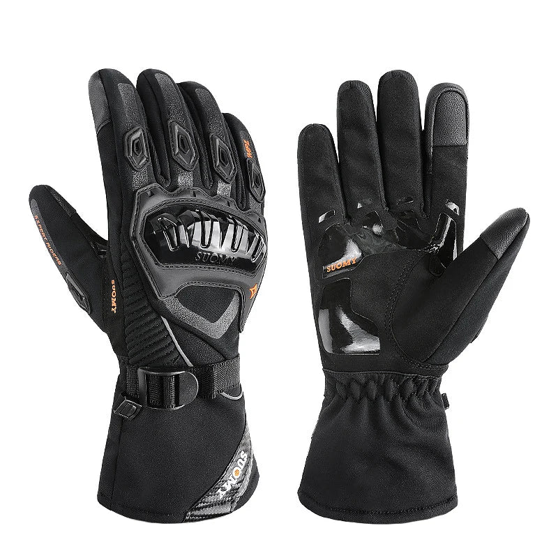 Suomy Winter Motorcycle Gloves Windproof Waterproof Guantes Moto Men Motorbike Riding Gloves Touch Screen Moto Motocross Gloves