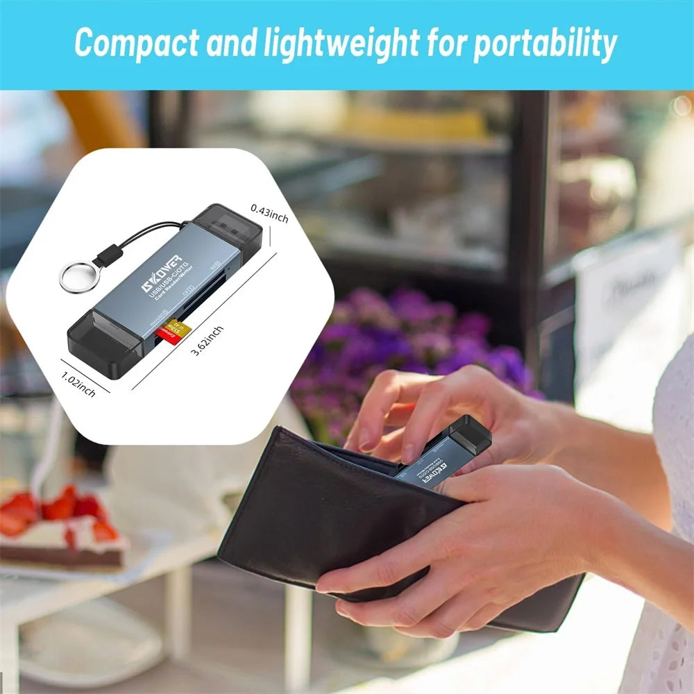 High Speed Type C Card Reader USB 3.0 Micro SD