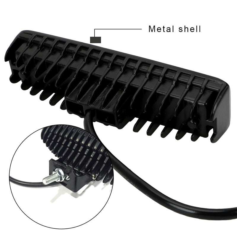 LED Headlights 12-24V For Auto Motorcycle Truck Boat Tractor Trailer Offroad Working Light 48W LED Work Light Spotlight