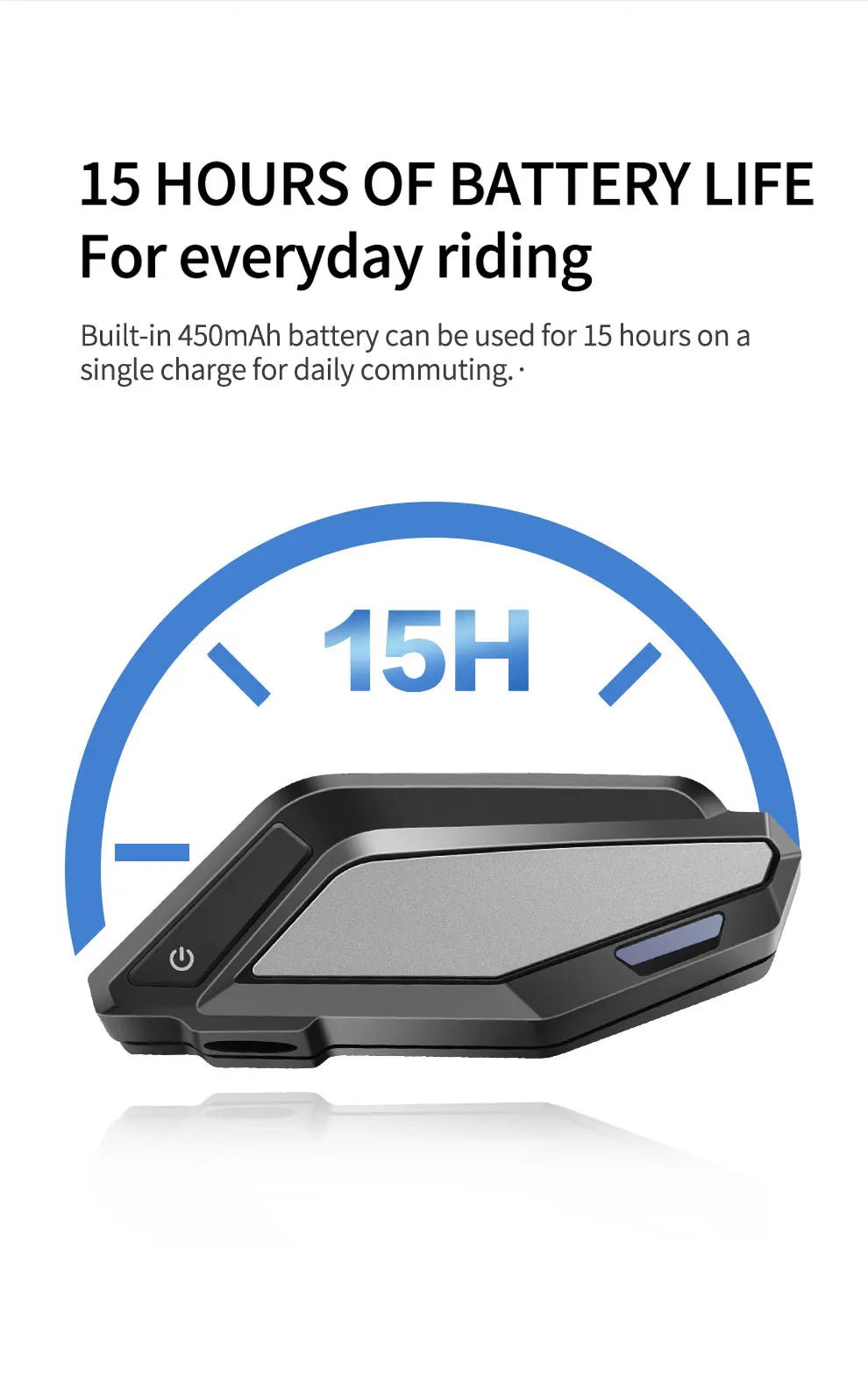BT 5.3 Moto Helmet Headset Light Wireless Helmet Hands-free Call Phone Motorcycle Waterproof Earphone Music Player Speaker Moto
