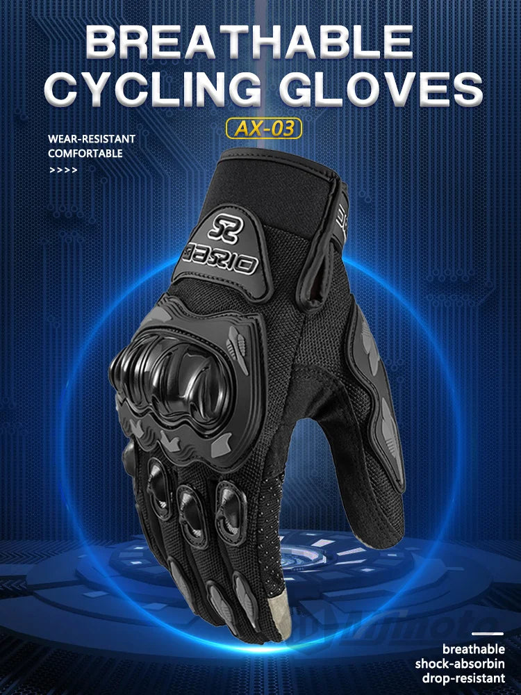 Warm, Windproof, and Waterproof Motorcycle Gloves