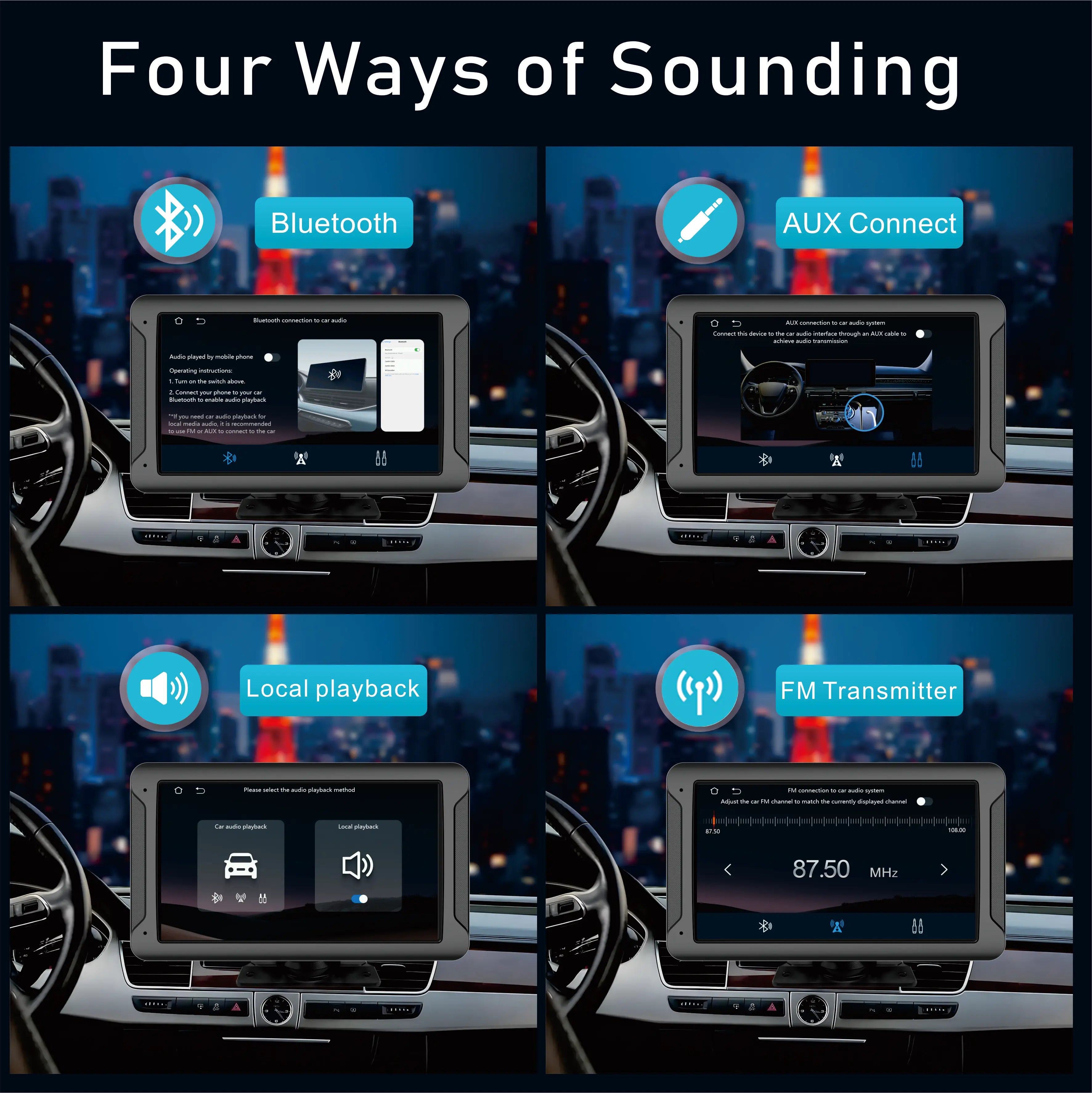 "10.26'' Wireless Car Touchscreen